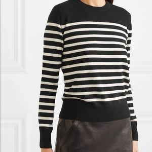 SAINT LAURENT Striped Knit Sweater
